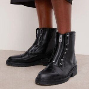 AllSaints Ariel Top Zip Boot